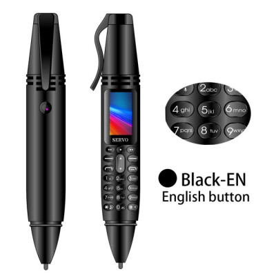 

SERVO K07 Pen mini Cellphone 096" Tiny Screen GSM Dual SIM Camera Flashlight Bluetooth Dialer Mobile Phones with Recording pen