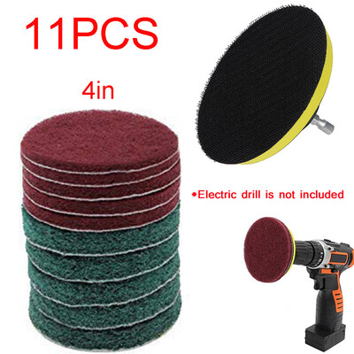 

Siaonvr 11 Piece Scrub Brush Power Drill Cleaning Brush Cleaner Combo Tool Kit Perfect for Cleaning Grout