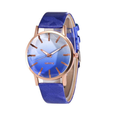 

Popular Gradual Color Scale Ladies WristWatch Temperament Beautiful Simple Gifts Fashion Girls 2018 Womens Quartz watch D