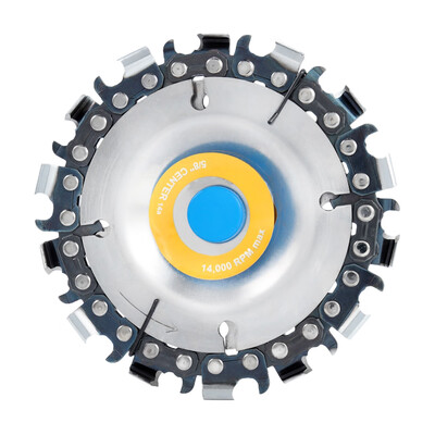 

4 inches 14 Tooth Chain Plate Wood Carving Disc for Angle Grinder