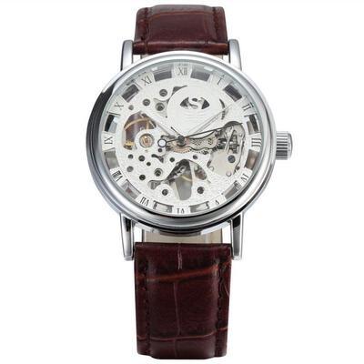 

Retro Hollow-out Watch Vintage Analog Wristwatch With Leather Band