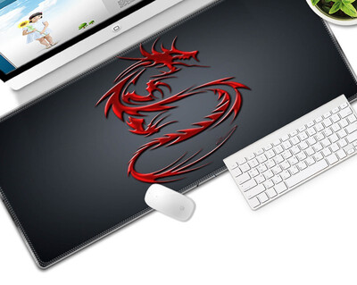 

Professional Gaming Mouse Pad BlueRed Dragon 300x700mm PC Laptop Desktop Computer Mousepad Mat for Dot 2 Lol CSGO Gamer