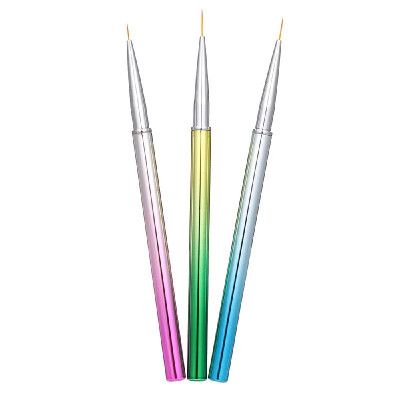 

3PCs Nail Art Design Set Nail Art Liner Brushes Dotting Painting Drawing Brush Pen
