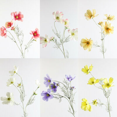 

New Artificial Fake Cosmos Silk Flower Wedding Bridal Bouquet Office Home Decor