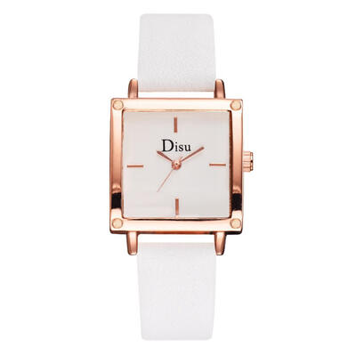 

Best Selling Watches Square Scale Surface Ladies Quartz Wristwatch Simple Leather Strap Clock Featured Relojes Para Mujer50