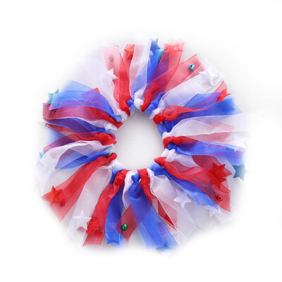 

Puppy Dog Colorful Ribbon Collar Neckerchief Pet Christmas Halloween Accessory