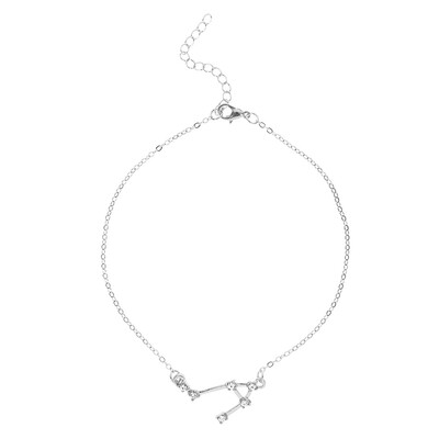 

Constellation Anklet 14K Gold Filled Cubic Zirconia Diamonds Ankle Bracelet Chain Summer Beach Jewelry Gifts