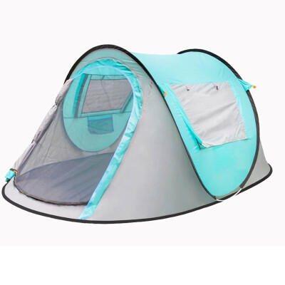 

MIAN BAO SHU Outdoor supplies tent camping 3-4 people automatic wild beach tent 13485