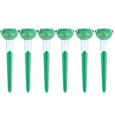 

Greensen 6pcs Plastic Cartoon Frog Shape Durable Portable Colorful Golf Tees Holder Accessories