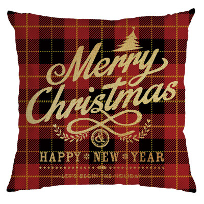 

Tailored Christmas Pillow Cover Pillowcases Decorative Sofa Cushion Cover 45x45cm