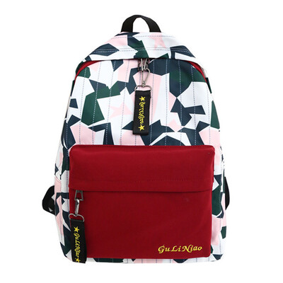 

The backpack of Korean version high school students on INS schoolbag female Campus