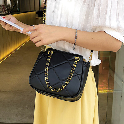 

Net red ocean chain bag handbag 2019 new fashion shoulder bag summer small fresh wild ins Messenger bag