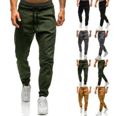 

Men Long Casual Sport Pants Gym Slim Fit Trousers Running Joggers Gym Sweatpants
