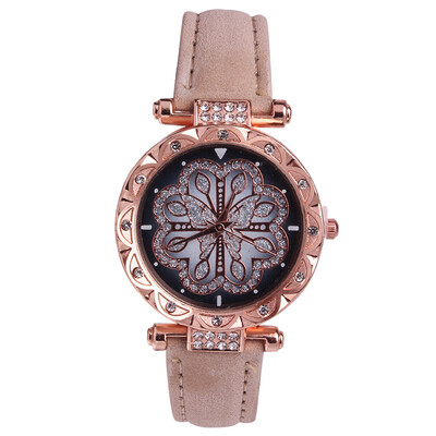 

Womens watch fashion new quartz belt to run the watch