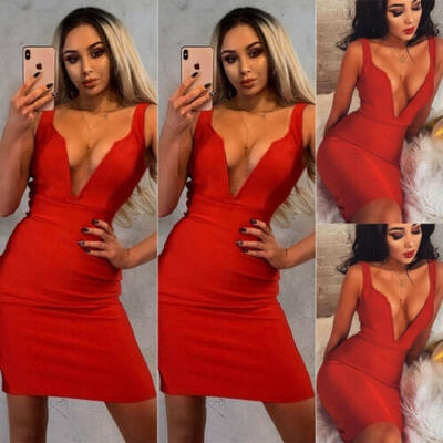 

Women&39s Sleeveless Evening Party Cocktail Club Short Mini Dress