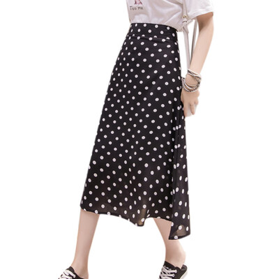 

Sweet Casual Dot Print All-Match High Waist Midi Skirt For Women Skirt Summer Office Hot Sale Skirt