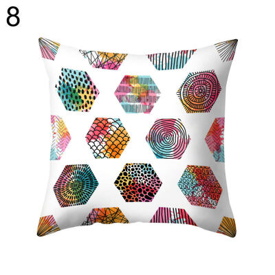 

Multi-Color Rhombus Letter Throw Pillow Case Cushion Cover Sofa Bedding Articles