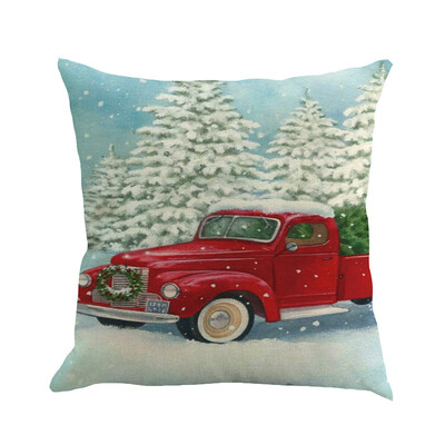 

Tailored Christmas Pillow Cover Pillowcases Decorative Sofa Cushion Cover 45x45cm