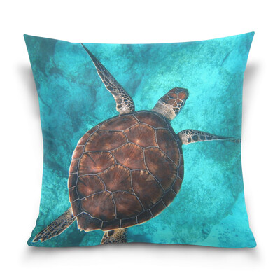 

Throw Pillow Case Decorative Pillow Covers 16 X 16 inch Tortoise Pattern Pillowcase