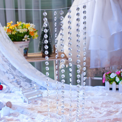 

Gobestart 1  DIY Wedding Decor Diamond Curtain Acrylic Crystal Beaded Curtain