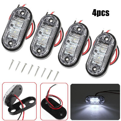 

4pcs DC 12V24V LEDs Clearance Light Side Marker Lights Front Rear Truck Trailer Indicator Lamp