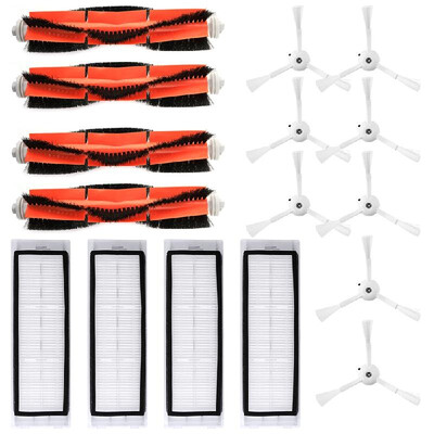 

Robotic Vacuum Cleaner Filters Side Brushes Main Brush Kit 16pcs Replacement Accessories for XIAOMI Roborock S55 S50 S51 Robot Vac