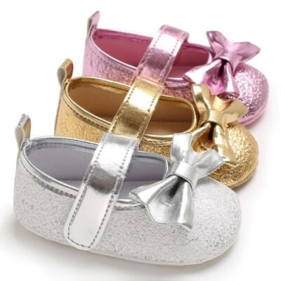 

Newborn Baby Girl Soft Boy Sole Leather Crib Shoes Anti-slip Sneaker Prewalker