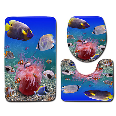 

〖Follure〗3pcs Non-Slip Bath Mat Bathroom Kitchen Carpet Doormats Decor
