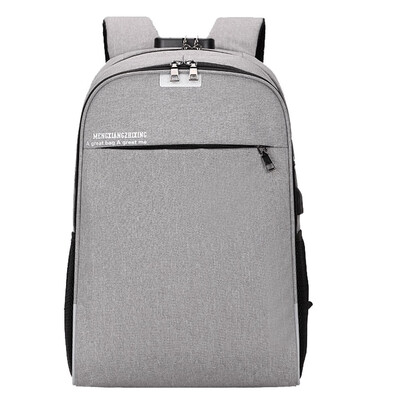 

Tailored Unisex USB Bag Casual Bag Backpack Travel Bag Business Backpack