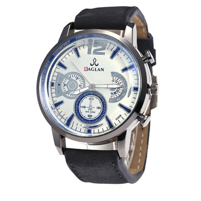 

Gobestart Mens Business Casual Stainless Steel Mesh Belt Watch Simple Dial Quartz Watch
