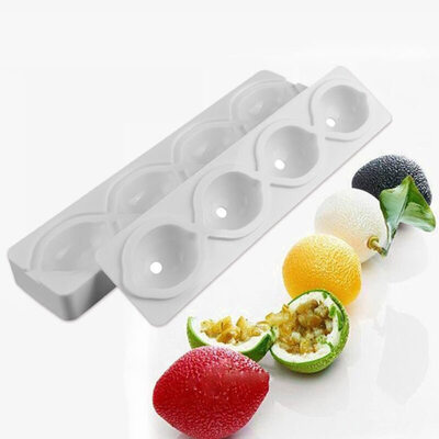 

4-Grid Silicone Mold Mousse Cake Baking Dessert DIY Decorating Kitchen Tool