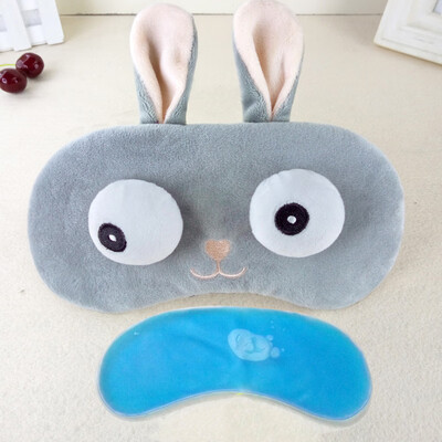 

Buy one get one free Childrens eye mask girl sleep shading sleeping couple male stereo cartoon cute ice bag ice