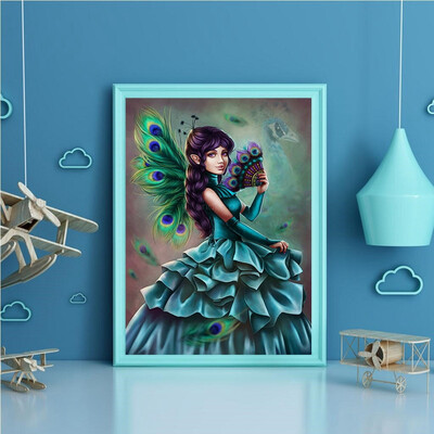 

Gobestart 5D Embroidery Paintings Rhinestone Pasted DIY Diamond Painting Cross Stitch Full Diamond