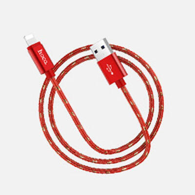 

Hoco UPL12 Two-tone Nylon-braided Fast Charging Lightning Cable For IPHONE-1m