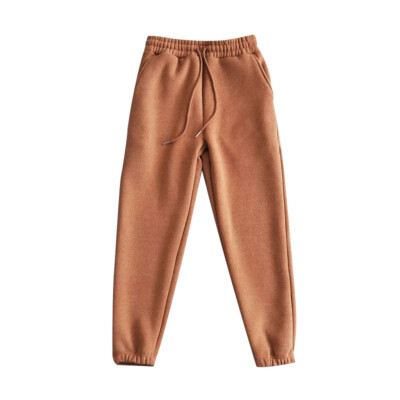 

Tailored Women Pure Color Woollen Cloth Cashmere Haren Motion Sweater Long Pants