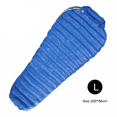 

AEGISMAX M2 Sleeping Bag Ultralight Mummy 95 White Goose Down Camping 4 Season