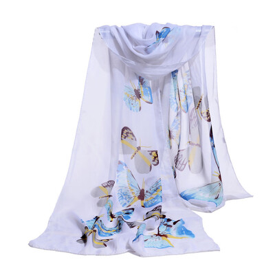 

Gobestart Fashion Women Chiffon Soft Wrap scarf Ladies Shawl Scarf Scarves