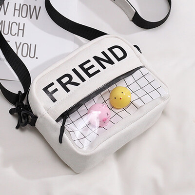 

Female 2019 spring&summer new Japanese school hundred girls small satchel fashion Korean version canvas single shoulder obliqu