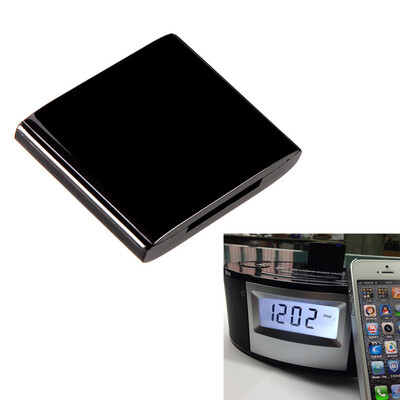 

Wireless Stereo Bluetooth Music ReceiverAdapter for iPhone iPad iPod Samsung 30-pin Dock Speaker Boombox Black