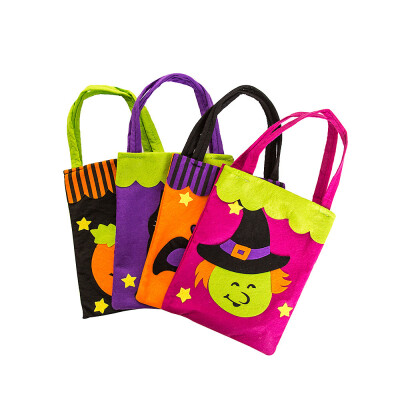 

〖Follure〗Halloween Cute Witches Candy Bag Packaging Children Party Storage Bag Gift A