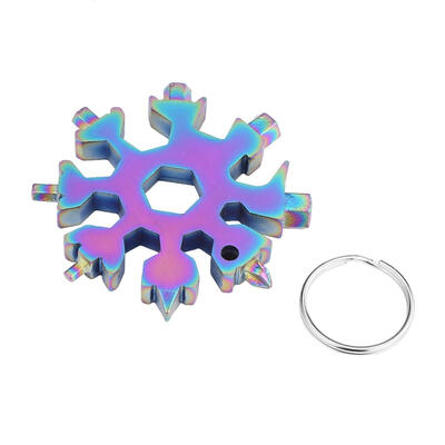 

18 in 1 Multi-function Snowflake Tool Card Bicycle Repair Bottle Opener