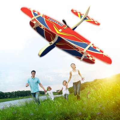 

Tailored Foam Throwing Glider Airplane Inertia Charging Flying Aircraft Toy Hand Launch