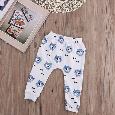 

Lovely Baby Boys Girls Animals Print Trouser Harem Pants PP Children Leggings