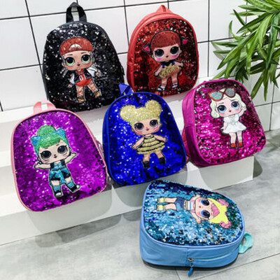 

Kids Childrens Toddlers Character Backpack Rucksack Lunch School Bag Sequin Hot