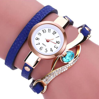 

Gem-set diamond bracelet watch listed in Europe&America watch Korean version table