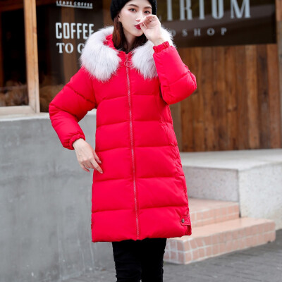 

Roseonmyhand Women Winter Warm Coat Hooded Thick Warm Loose Jacket Long Overcoat