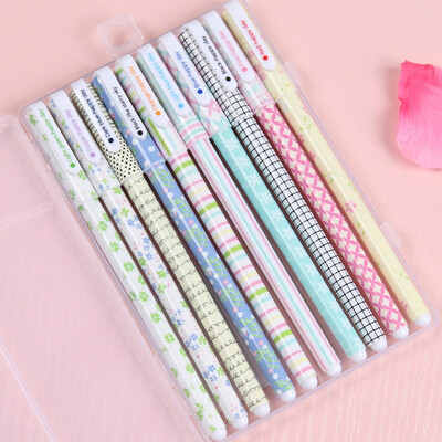 

Toponeto 10PcsLot New Cute Cartoon Colorful Gel Pen Set Kawaii Stationery Creative