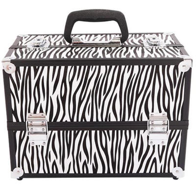 

SM-2083 Aluminum Alloy Makeup Train Case Jewelry Box Organizer
