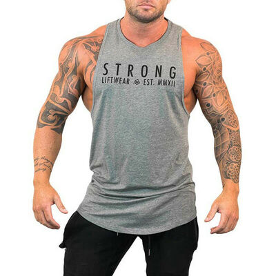 

Mens Fitness Activewear Tops T-Shirt Gym Bodybuilding Muscle Tee Vests