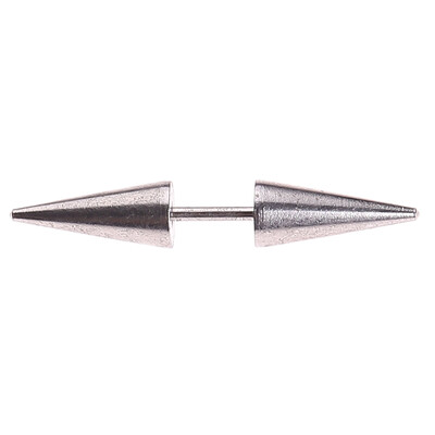 

1 Piece Unisex Punk Rock Personality Stainless Steel Spike Rivet Taper Stud Earrings 6 Colors